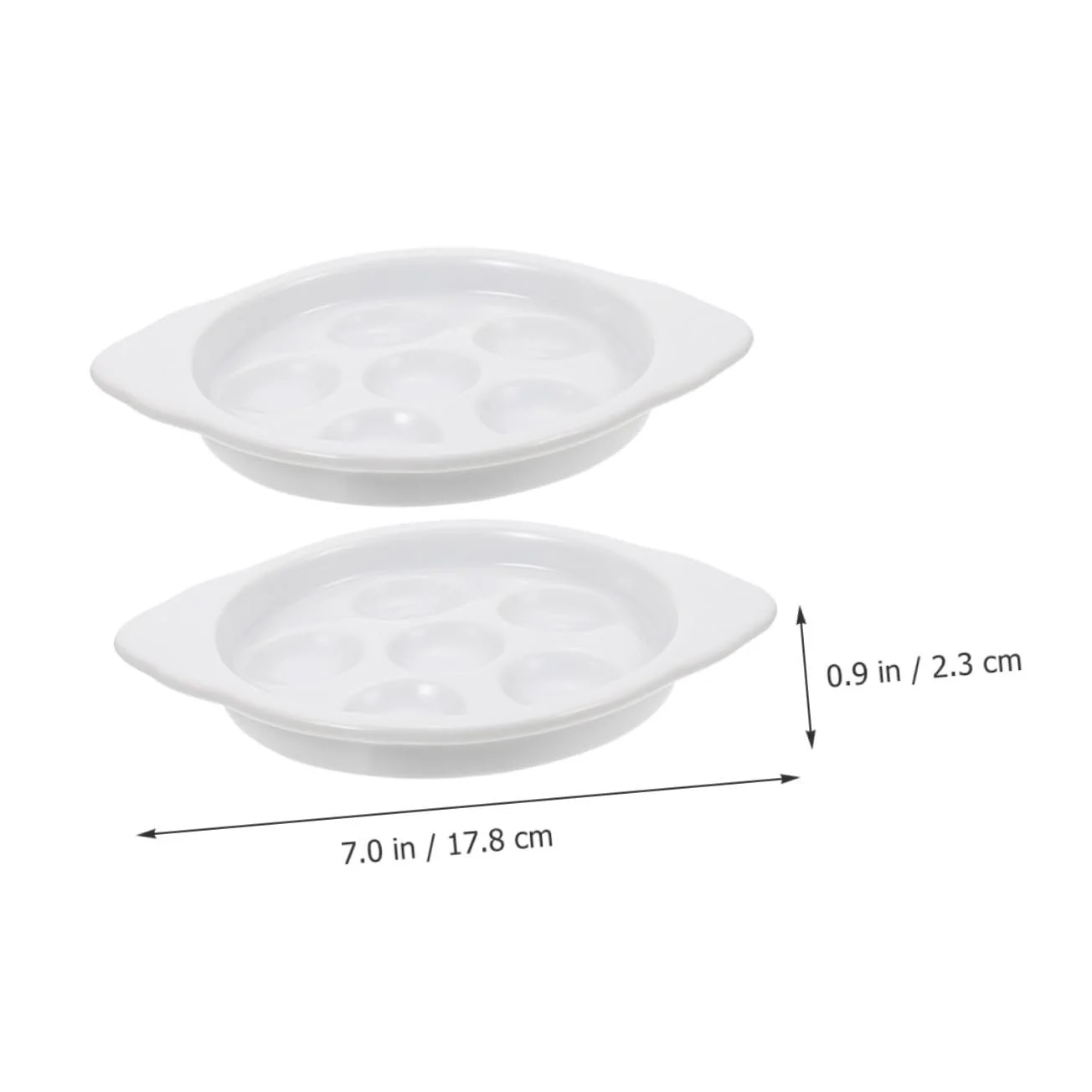 Набор форм для запекания улиток 2 шт керамические с ручками для морепродуктов, фото №2 Набор форм для запекания улиток 2 шт керамические с ручками для морепродуктов, фото №2