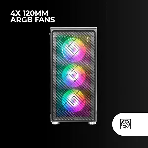 Корпус для ПК Mars Gaming MC-F / без БЖ / Чорний ціна на synthetic.ua - Фото 1 Корпус для ПК Mars Gaming MC-F / без БЖ / Чорний synthetic.ua - Фото 1
