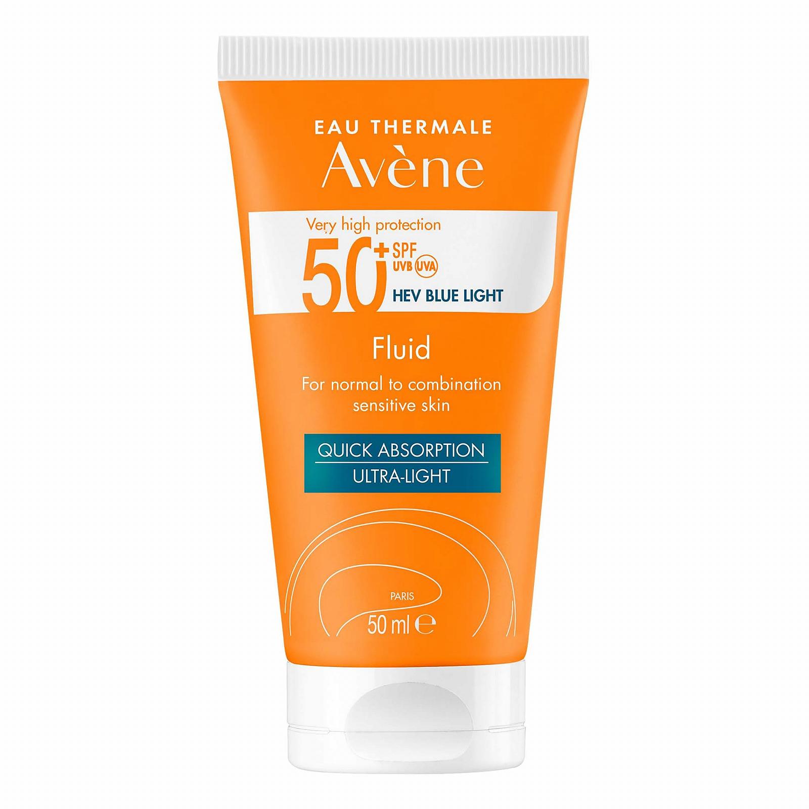 Флюїд Avene Sun SPF 50+ 50 мл прозорий, фото №1