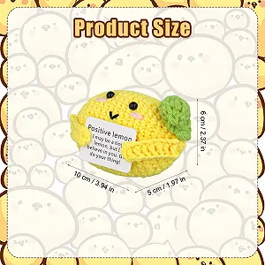 Игрушка NQEUEPN Positive Lemon 10 см Большой Лимон Вязаный цена на synthetic.ua - Фото 1 Игрушка NQEUEPN Positive Lemon 10 см Большой Лимон Вязаный synthetic.ua - Фото 1