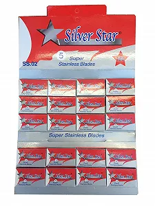 Лезвия для бритвы Silver Star Super Stainless Steel 100 шт. - Фото 1