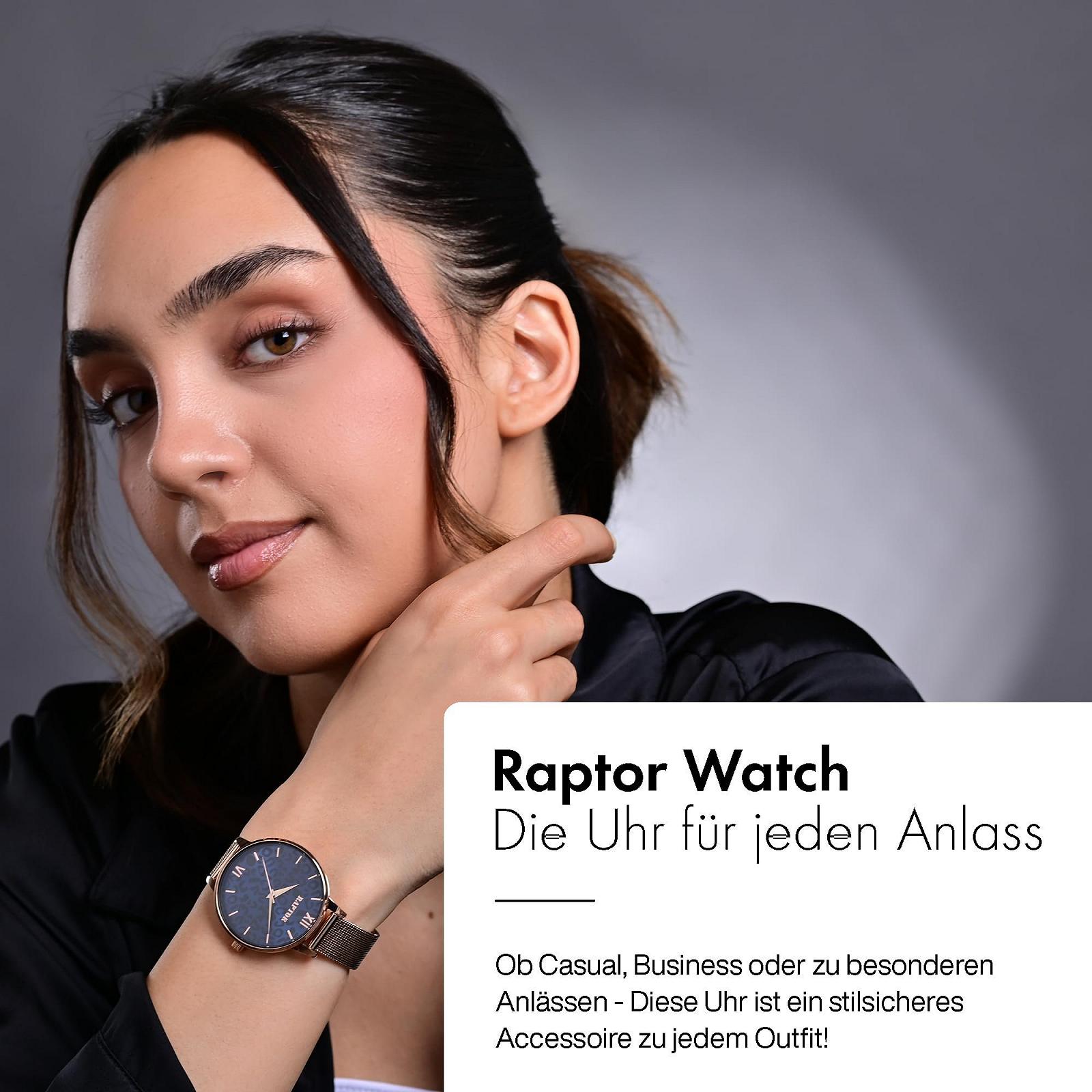 Годинник Raptor Leonie RA10240 Жіночий Аналоговий Кварцовий Сталевий Сітчастий Ремінець, фото №5 Годинник Raptor Leonie RA10240 Жіночий Аналоговий Кварцовий Сталевий Сітчастий Ремінець, фото №5