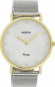 Купити Годинник Oozoo Vintage Металевий Міланський браслет з нержавіючої сталі 40 мм Золотий / Перламутровий C20115, Золотий-світло сірий, Браслет - Фото 1 Годинник Oozoo Vintage Металевий Міланський браслет з нержавіючої сталі 40 мм Золотий / Перламутровий C20115, Золотий-світло сірий, Браслет - Фото 1