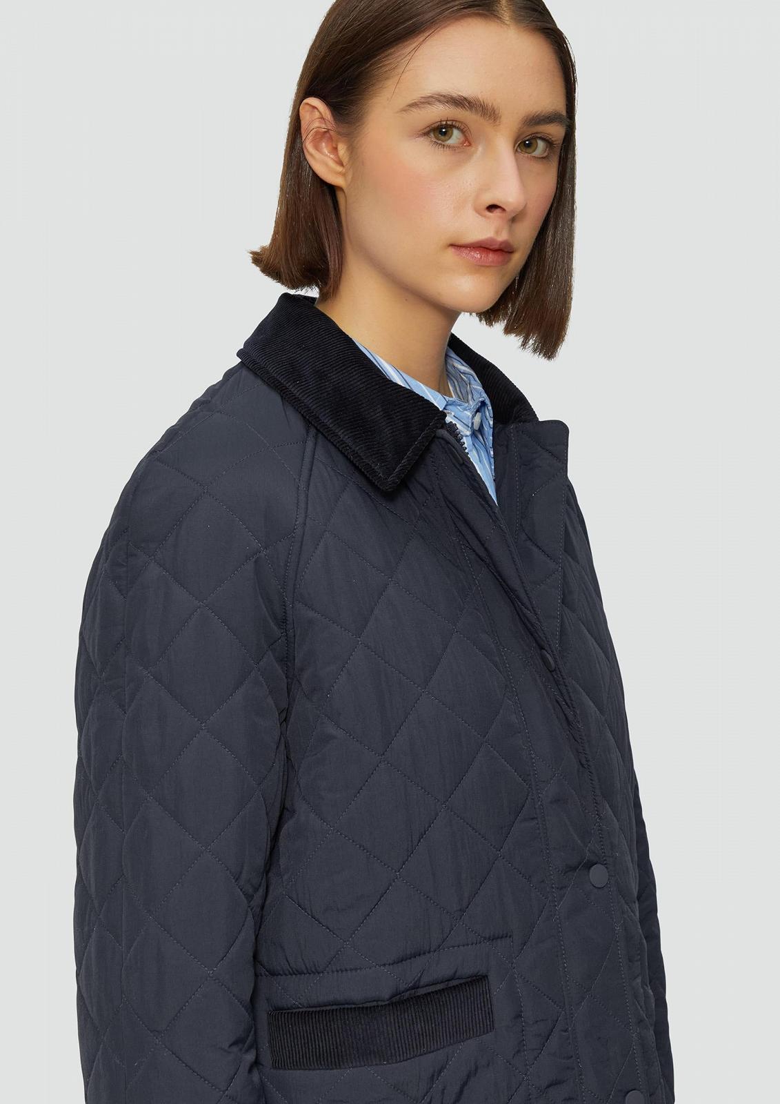 Куртка s.Oliver Жіноча стьобана з вельветовими деталями, фото №2 Куртка s.Oliver Жіноча стьобана з вельветовими деталями, фото №2