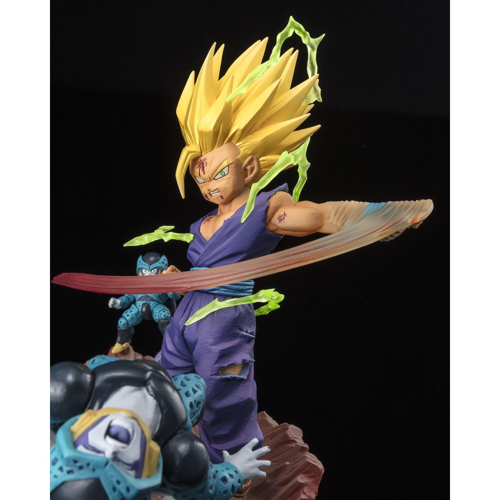 Статуэтка ПВХ Tamashii Nations Dragon Ball FiguartsZERO Extra Battle Супер Сайян 2 Сон Гохан - Ярость, вырывающаяся наружу - 20 см, фото №5