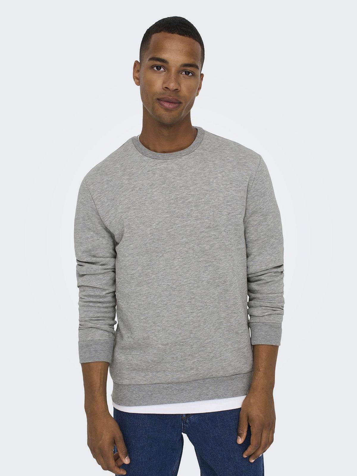 Толстовка ONLY & SONS Onsceres Life Crew Neck Noos Мужская, фото №7
