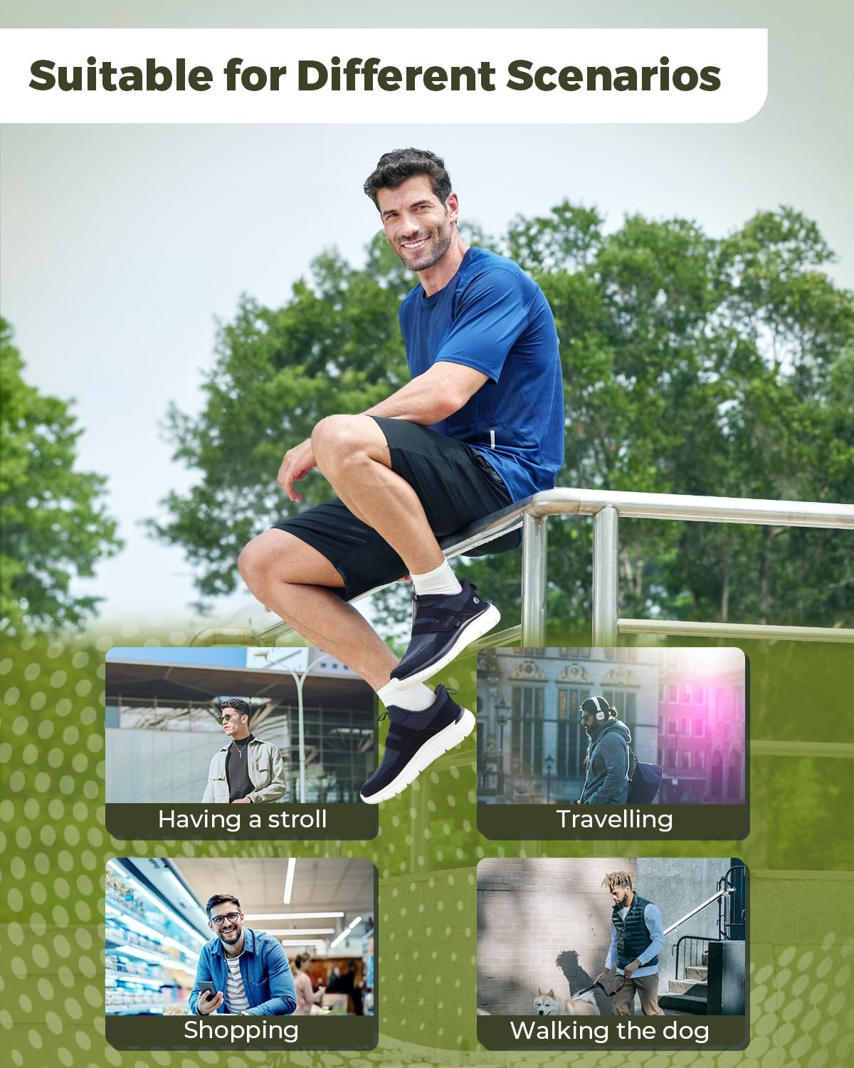 Кросівки FitVille Cloud Wanderer V5 Широкі Легкі, фото №6