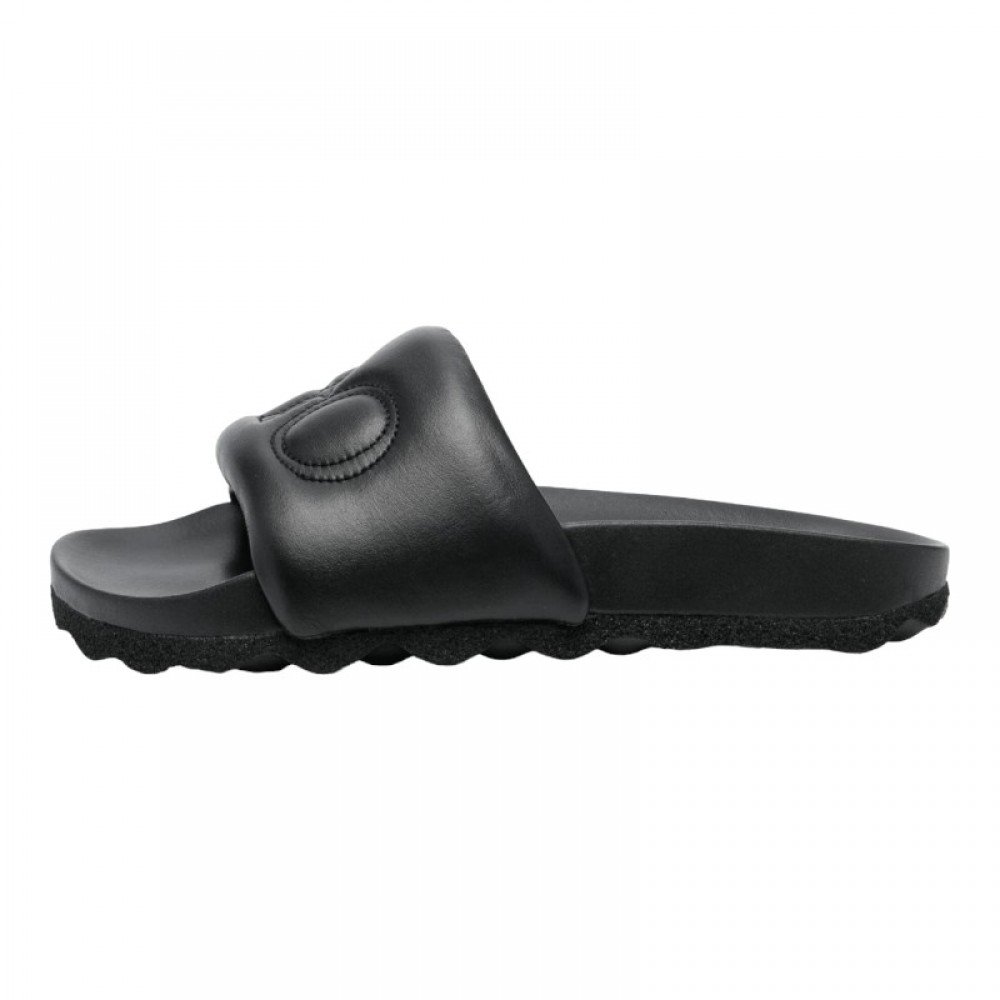 Шльопанці OFF-WHITE BOOKISH LEATHER SPONGE SLIDER 38, фото №1