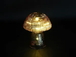 Настільна лампа Countryfield Champy S LED коричнева 15 см - Фото 1