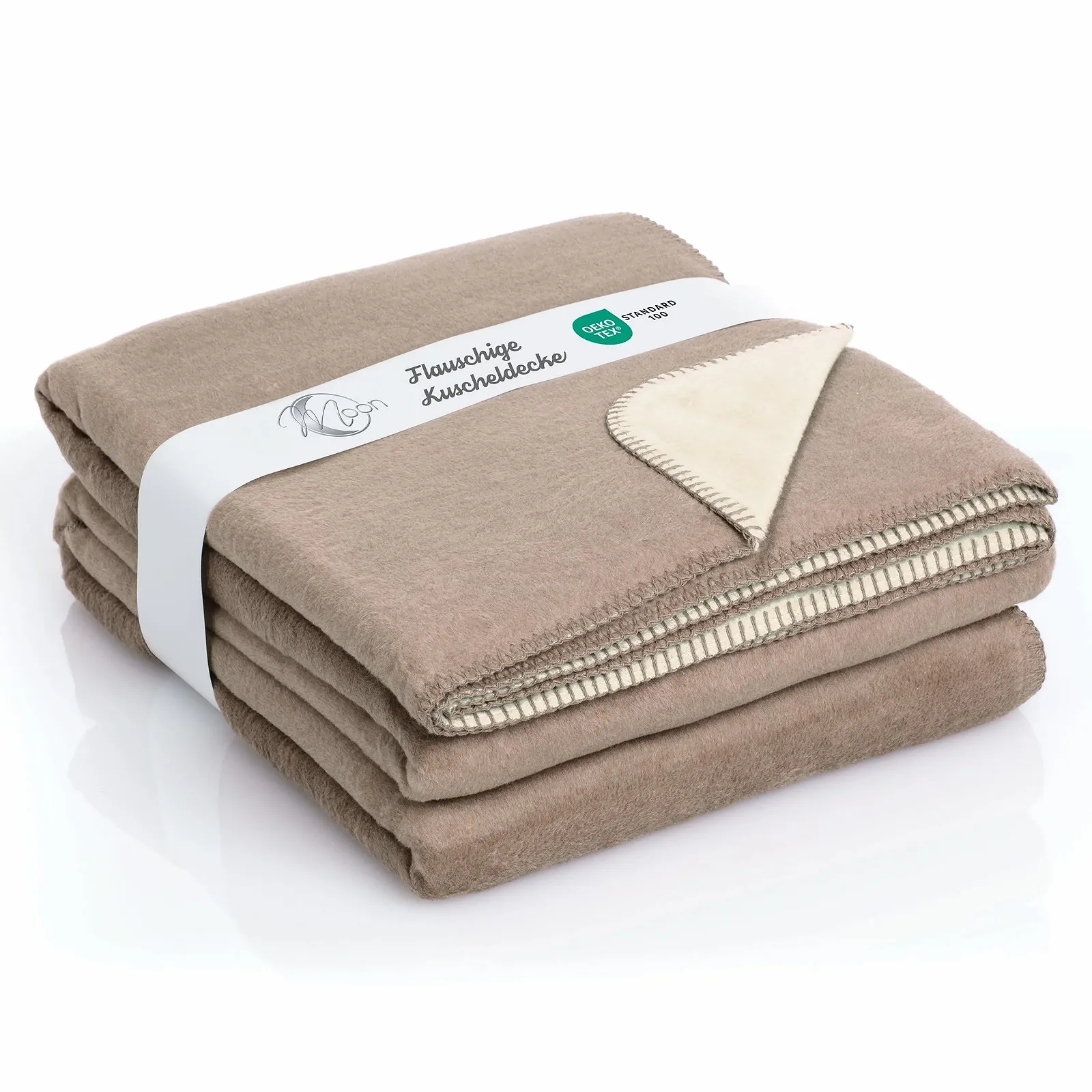 Двусторонний шерстяной плед Moon Luxury, фото №1 Двусторонний шерстяной плед Moon Luxury, фото №1