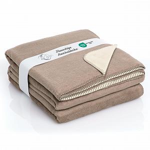 Двосторонній вовняний плед Moon Luxury - Фото 1