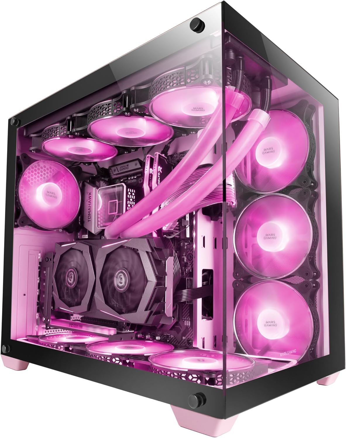 Ігровий корпус для ПК Mars Gaming MCV4 Pink Tower Custom XXL E-ATX, фото №1 Ігровий корпус для ПК Mars Gaming MCV4 Pink Tower Custom XXL E-ATX, фото №1