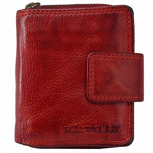 Гаманець Hill Burry Шкіряний З захистом RFID червоний - Фото 1