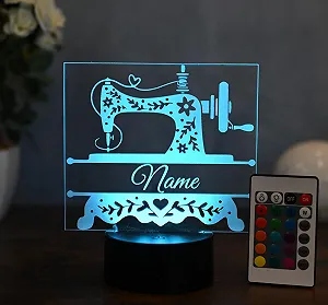 Светодиодная настольная лампа Швейная машинка персонализированная - Фото 1