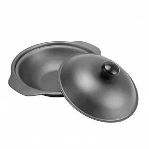 Кастрюля NOLITOY чугунная эмалированная с крышкой для супа и риса - Фото 1