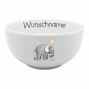 Детская тарелка для каши Слоник - Фото 1