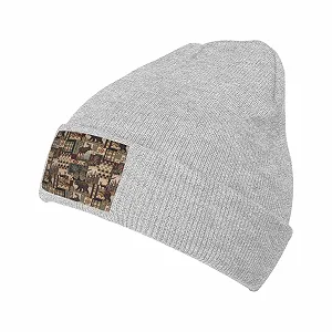 Шапка JBYJBX Lodge Bear Deer Print Осенняя Зимняя Повседневная - Фото 1