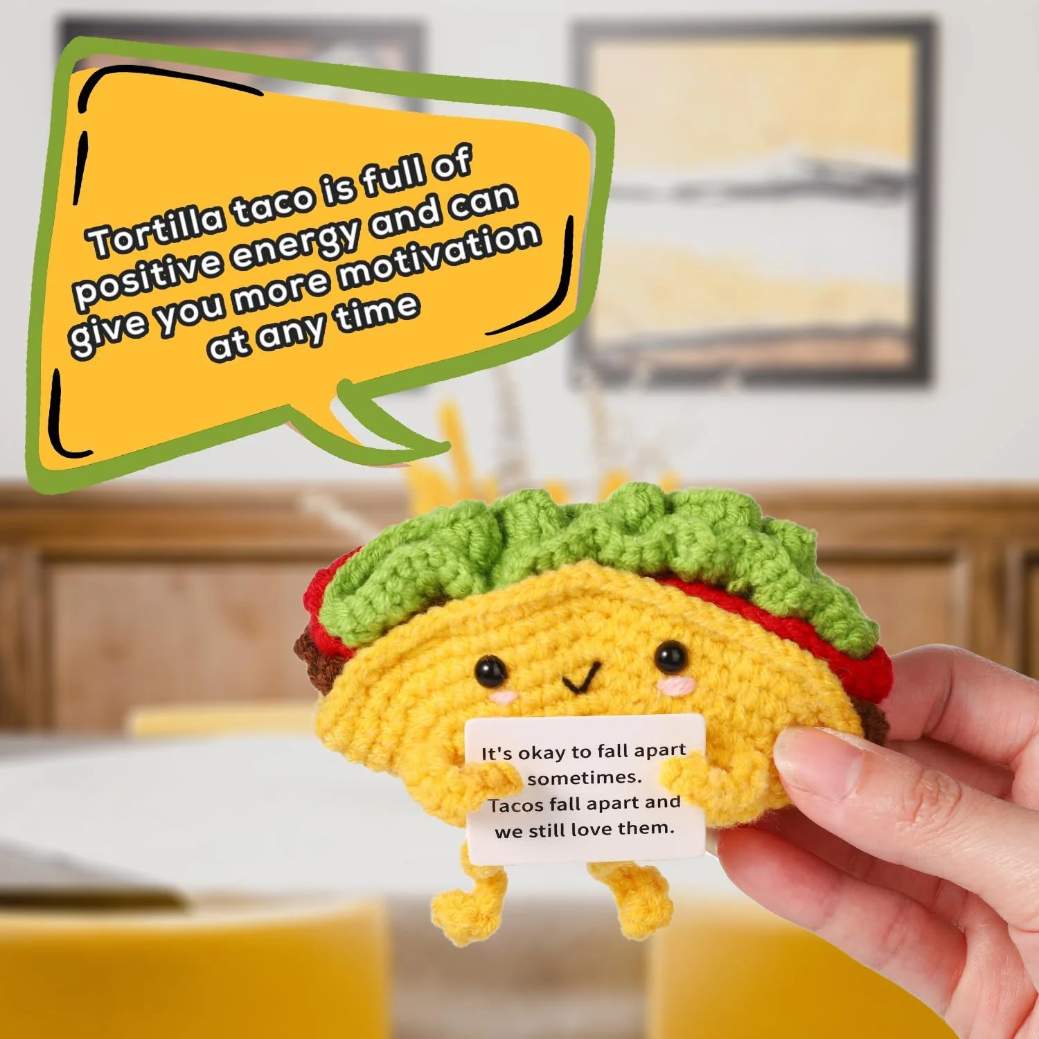 Игрушка TOYMIS Тако Позитивная поддержка Вязаный крючком Тако, фото №5 Игрушка TOYMIS Тако Позитивная поддержка Вязаный крючком Тако, фото №5