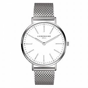 Часы Liebeskind Berlin Женские Аналоговые Кварцевые с Серебряным Ремешком из Нержавеющей Стали - Фото 1