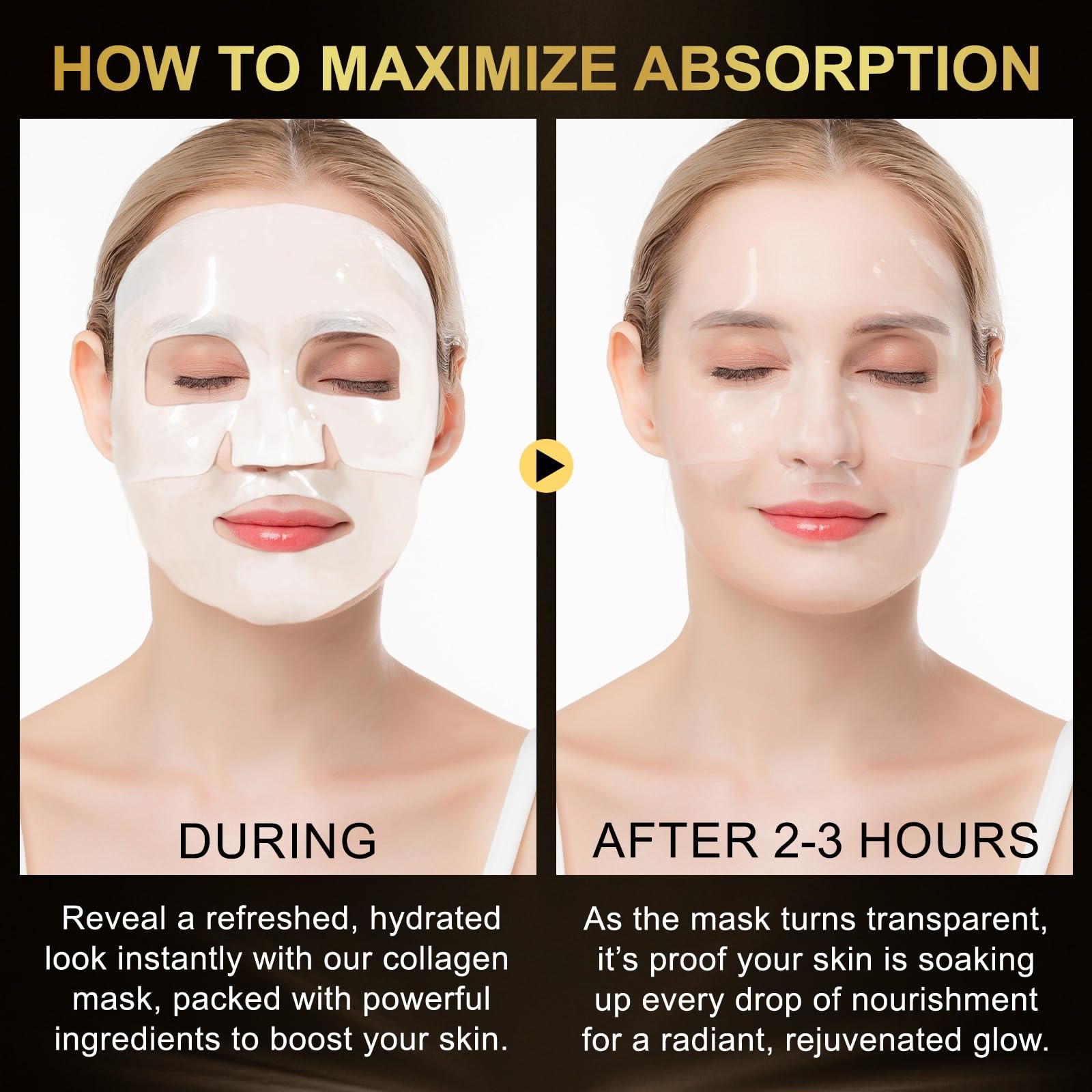 Маска для лица гидрогелевая Advanced Snail Mucin Glass Glow, муцин улитки, листовая маска с муцином улитки, увлажняющая коллагеновая маска для лица, против морщин, натуральная маска с муцином улитки, антивозрастная для всех типов кожи, фото №6