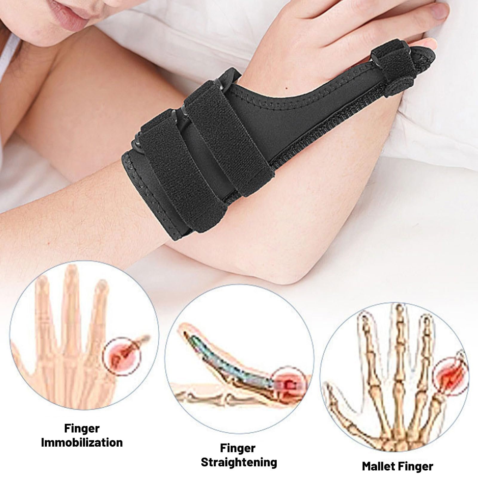 Шина для мізинця Snap Finger Splint для фіксації при переломах та травмах, фото №5