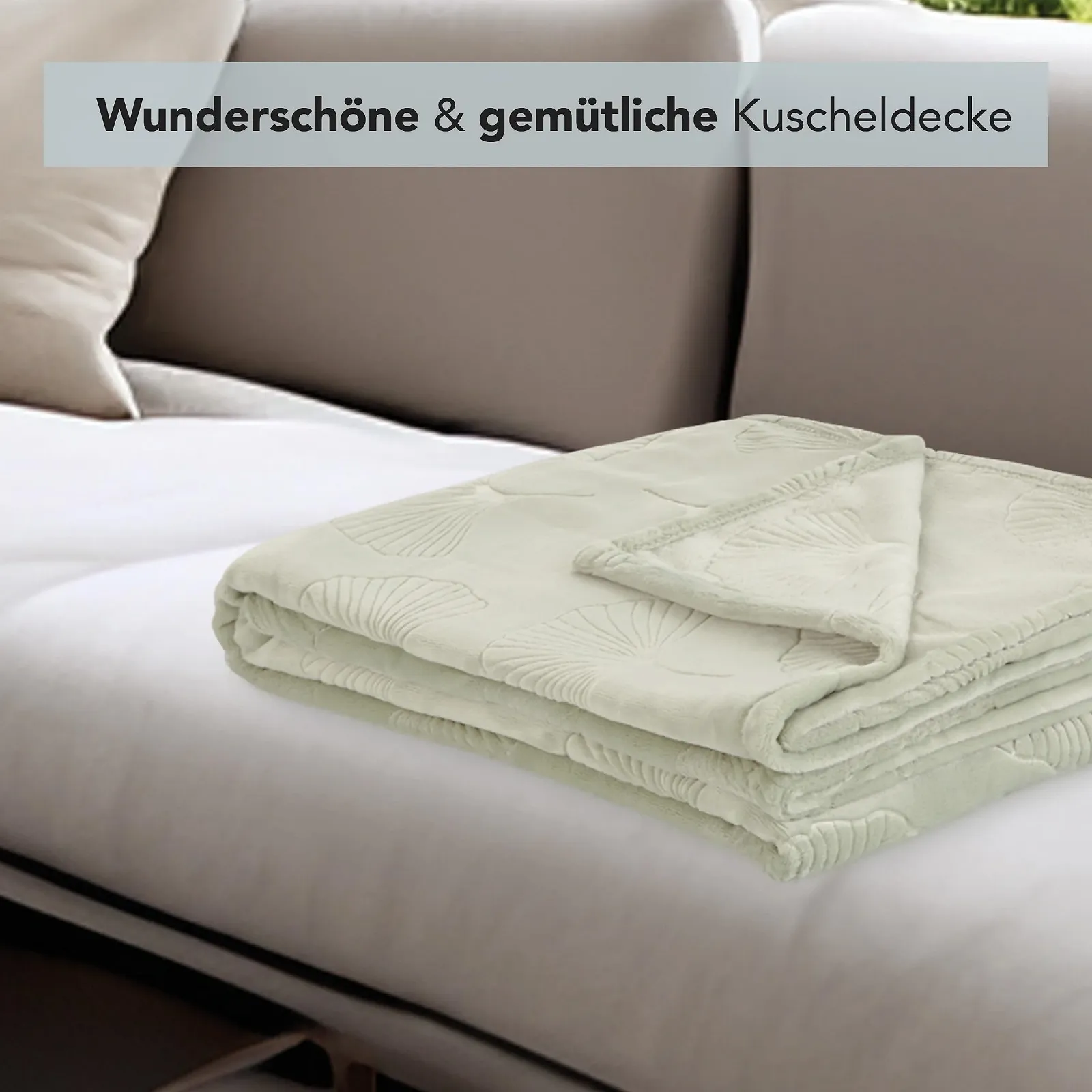 Покривало Como М'яка флісова ковдра, тонкої в'язки, 100% поліестер, фото №3