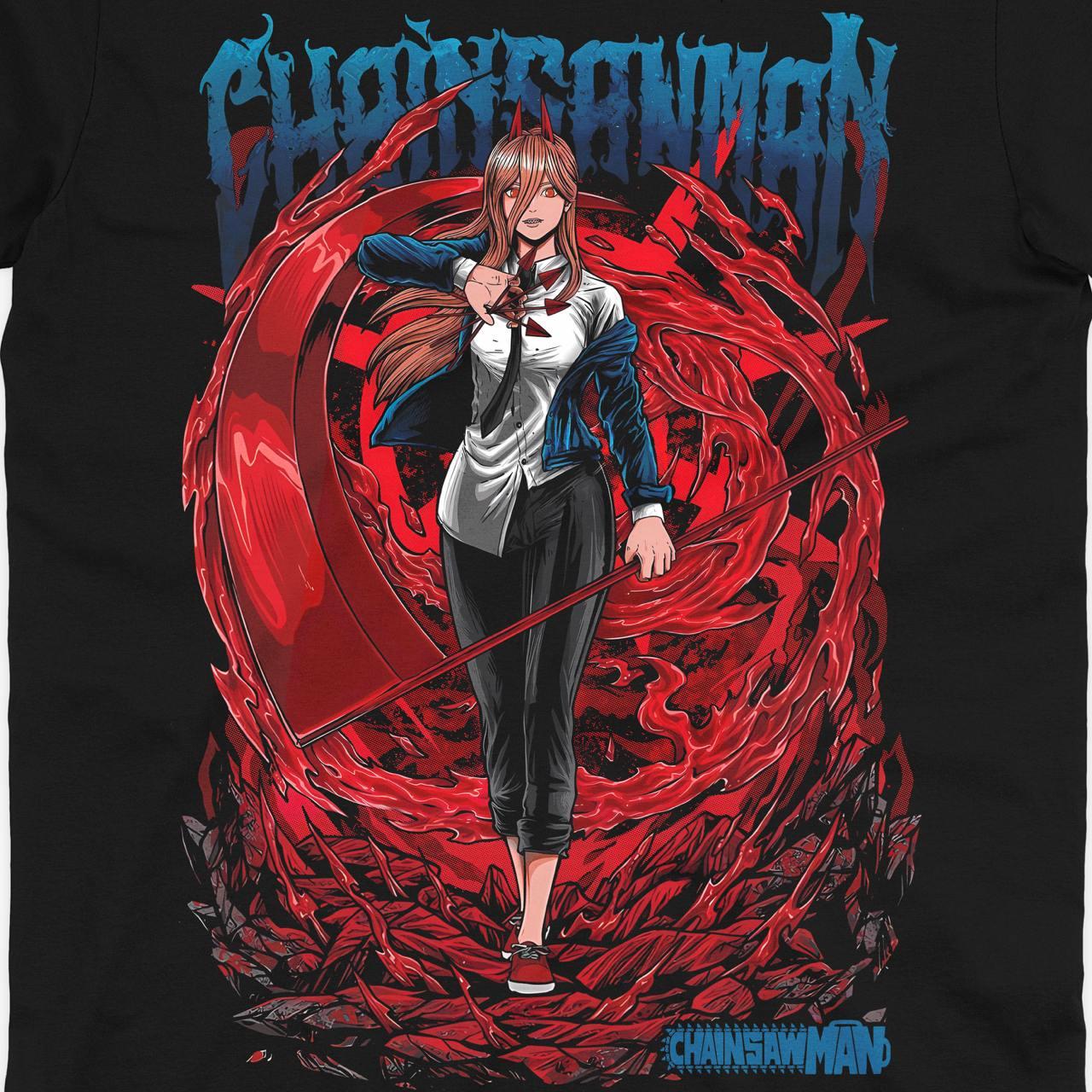 Футболка Аниме Человек бензопила Chainsawman TH236 L, фото №2