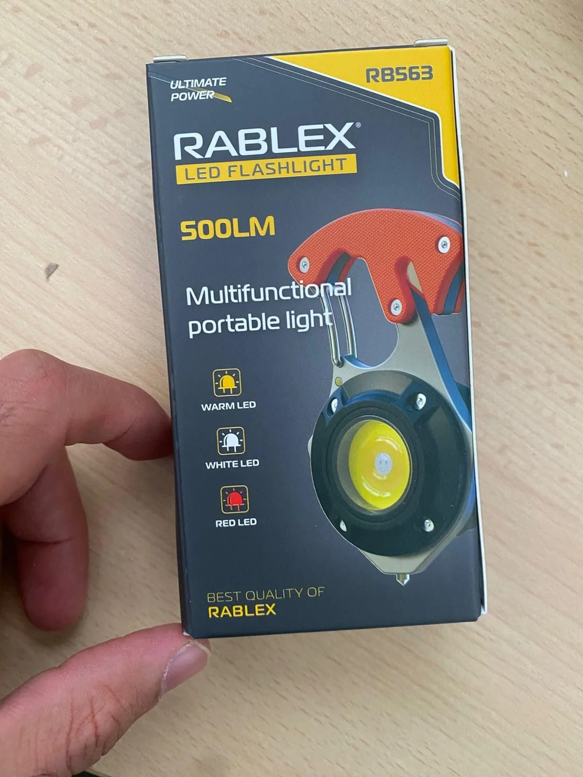 Міні ліхтар робочий LED RB563 500 люмен - USB-C акумуляторний, 6 режимів освітлення, магнітна основа - ліхтар для ключів, фото №2 Міні ліхтар робочий LED RB563 500 люмен - USB-C акумуляторний, 6 режимів освітлення, магнітна основа - ліхтар для ключів, фото №2