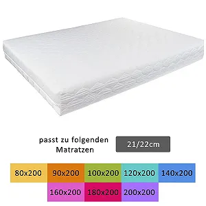 Чехол на матрас TULENA 90 x 200 см, защитный, стеганая двойная ткань с обеих сторон synthetic.ua - Фото 1