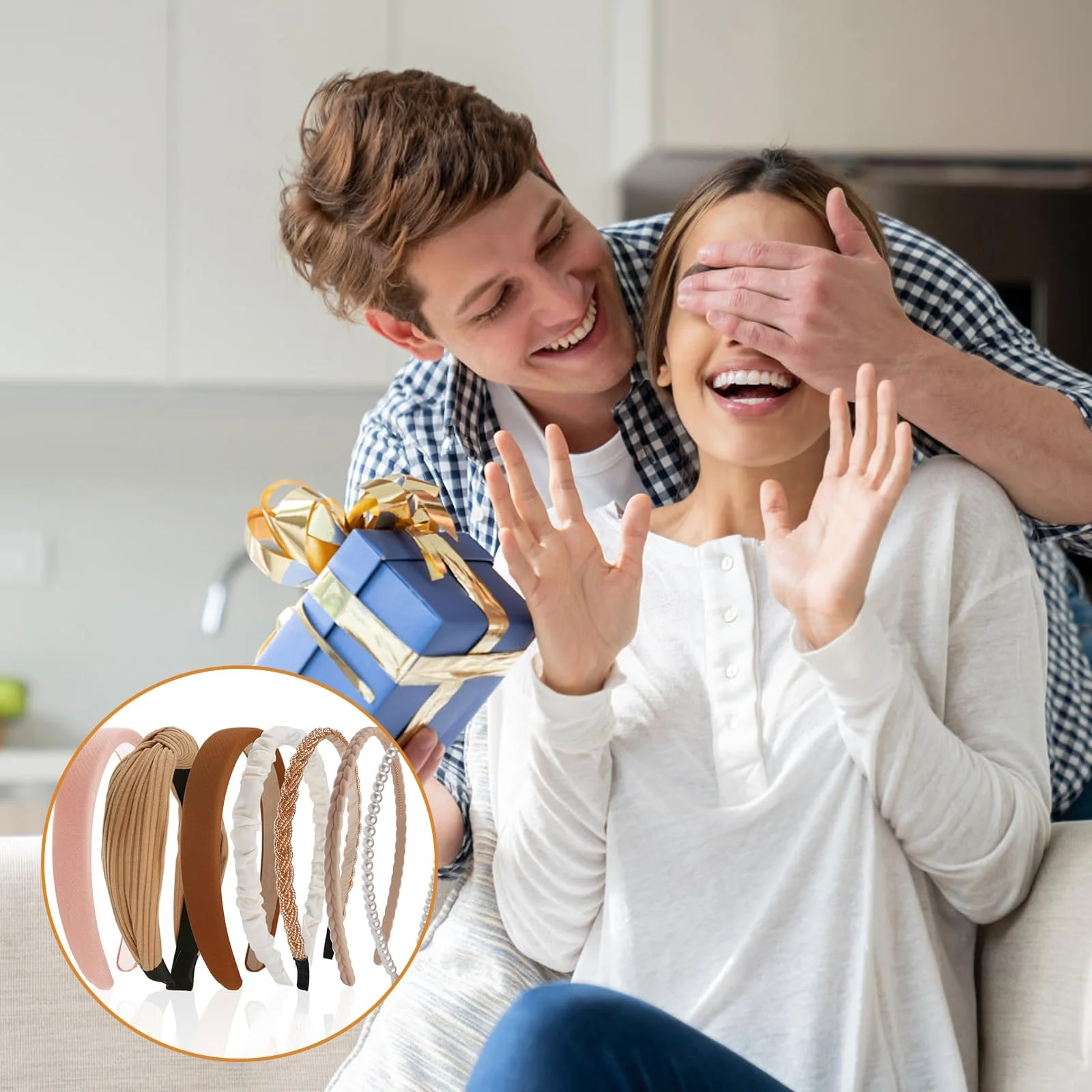 Набор обручей для волос 7 шт., фото №5