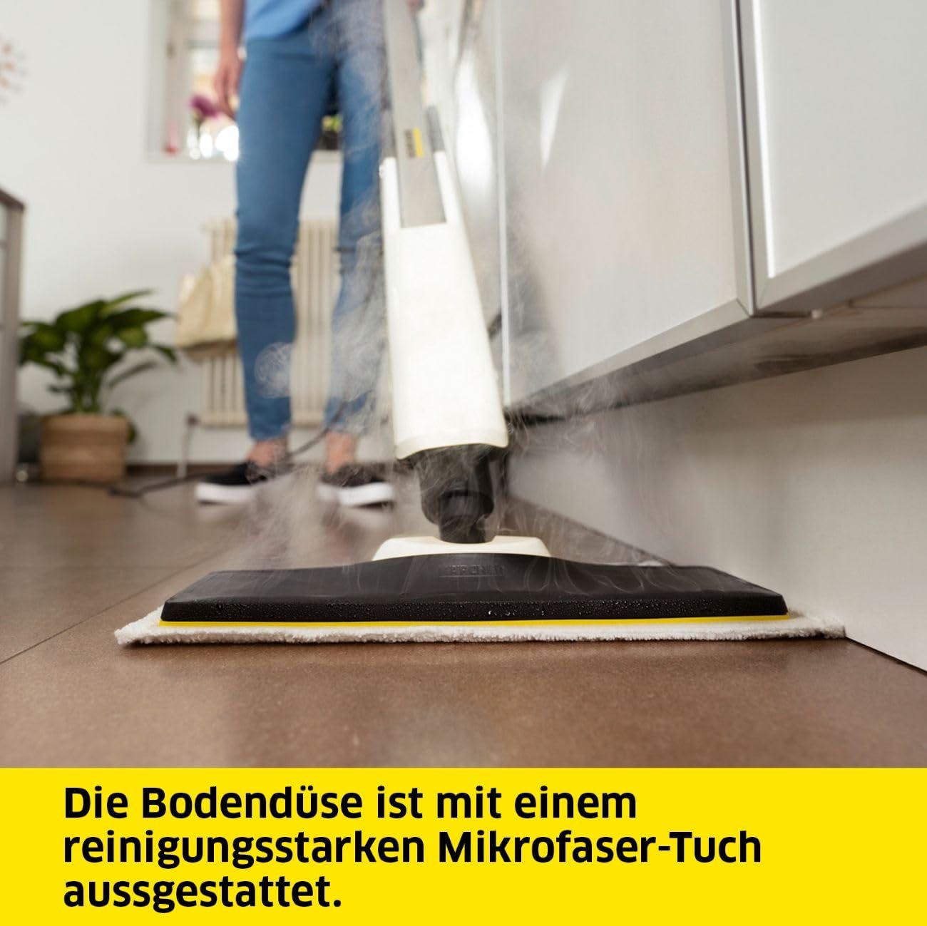 Пароочиститель Kärcher SC 2 Upright, время нагрева: 30 с, производительность по площади: прибл. 50 м², бак: 0.4 л, мощность нагрева: 1600 Вт, фото №5