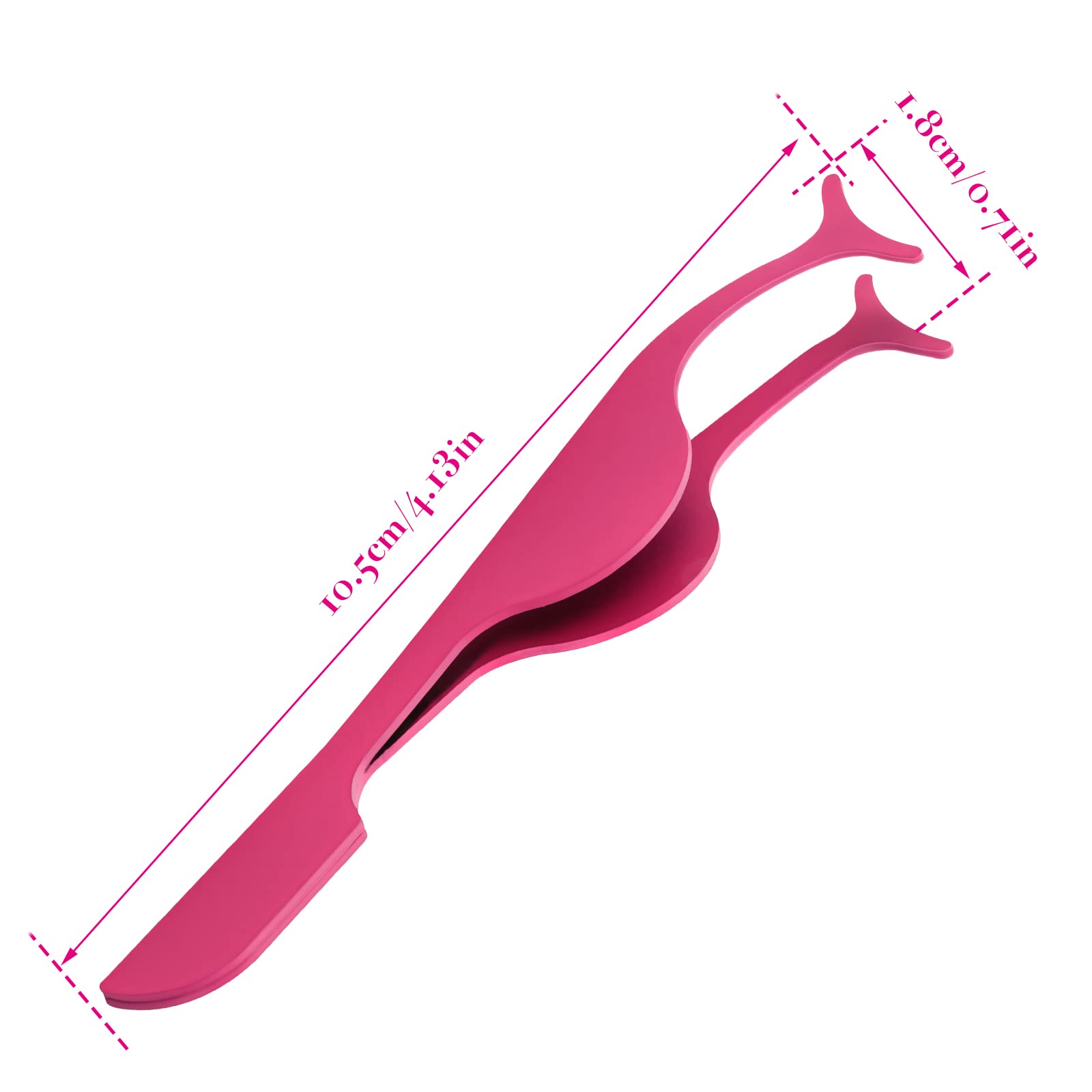 Пінцет Sibba Eyelash Applicator Stainless Steel Curved Tip Fishtail False Eyelash Extension Eyelash Separator Eye Makeup Beauty Tool, фото №7