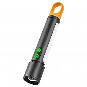 Потужний ліхтарик Zoomable, багатофункціональний далекобійний портативний сильний ручний , магнітний гак і бічний , ідеально підходить для дорослих, кемпінгу, каски, використання на відкритому повітрі - Фото 1