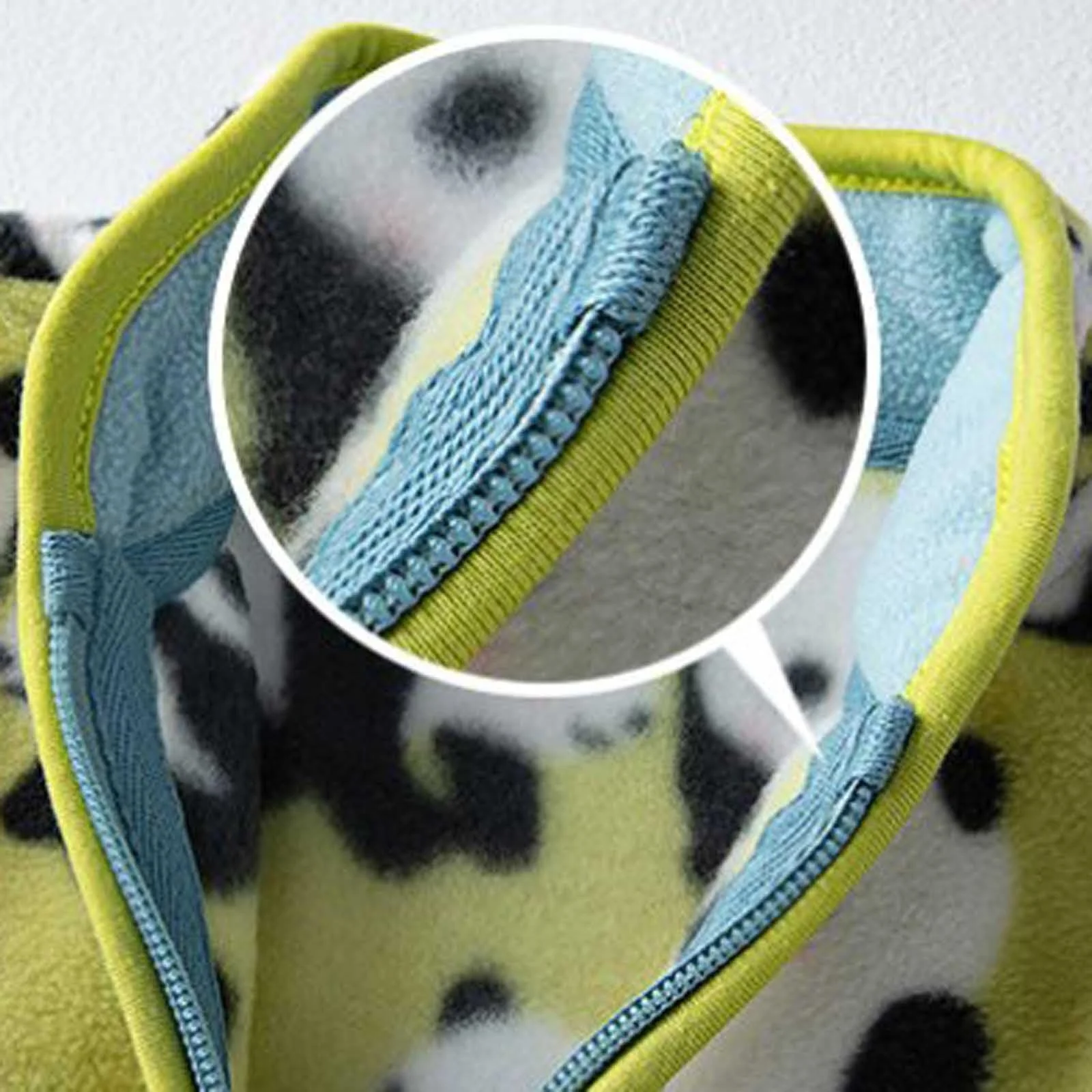 Флісова куртка Generisch дитяча зимова, на блискавці, з мультяшним візерунком, тепла, плюшева, фото №3