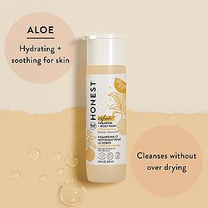 Шампунь та гель для миття тіла Honest Perfectly Gentle Солодкий апельсин та ваніль 10 унцій (295 мл) synthetic.ua - Фото 1