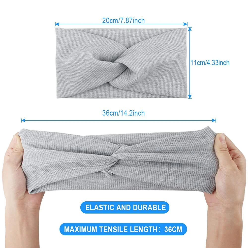 Набір з 5 жіночих пов'язок для волосся, фото №6