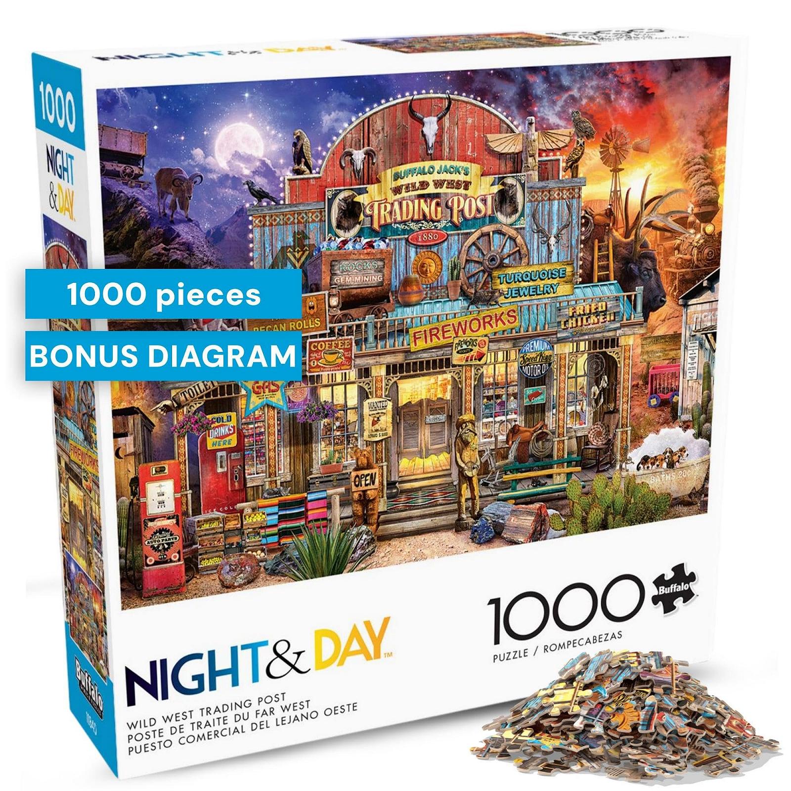 Пазл Buffalo Games Wild West Trading Post 1000 деталей 67,9 x 50,2 см, фото №2