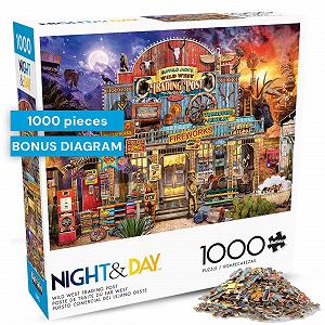 Пазл Buffalo Games Wild West Trading Post 1000 деталей 67,9 x 50,2 см synthetic.ua - Фото 1