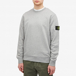 Джемпер Stone Island Men's Grey Crew Sweatshirt XXL synthetic.ua - Фото 1