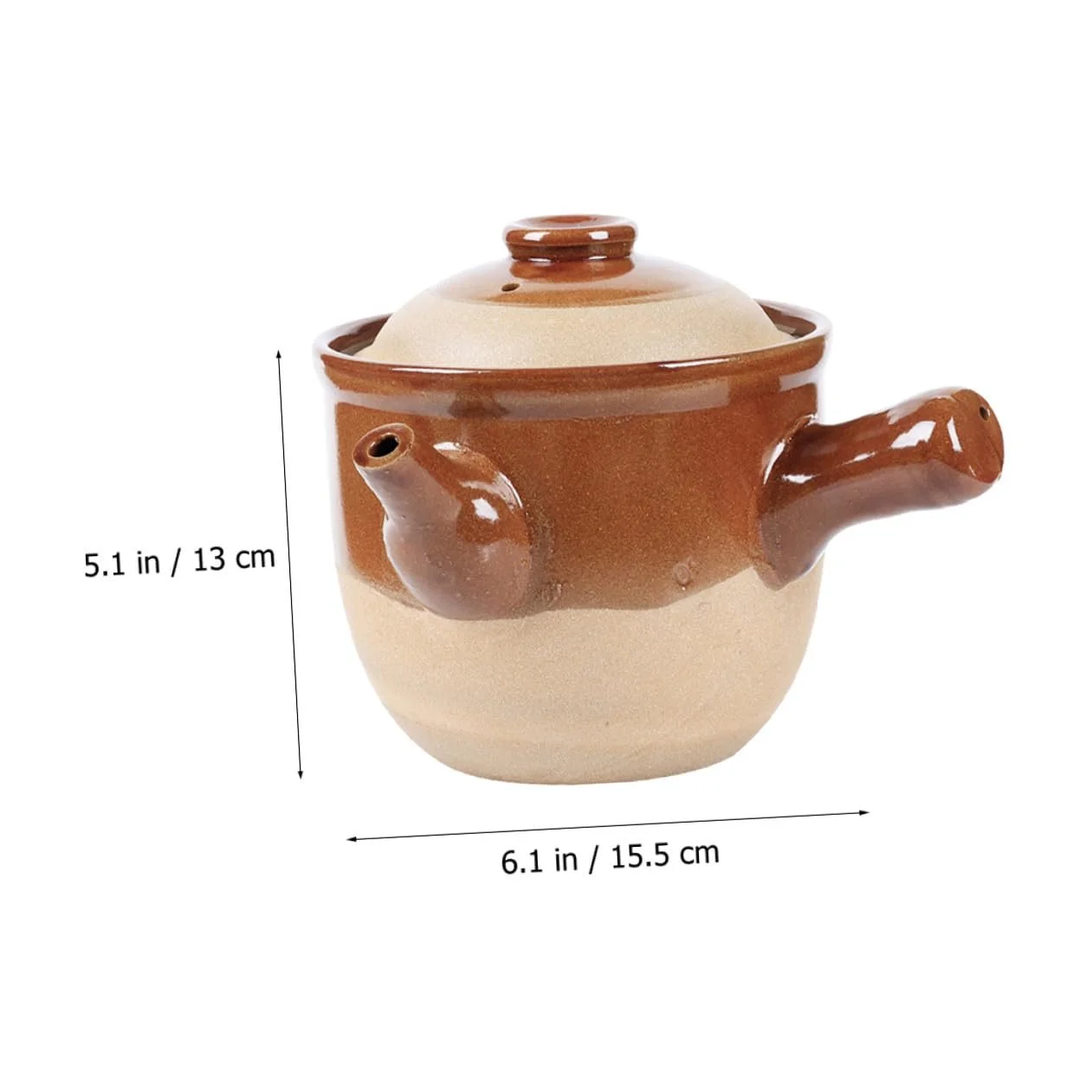 Кастрюля керамическая Traditional Chinese Medicine Термостойкая для открытого огня для трав и рагу, фото №7