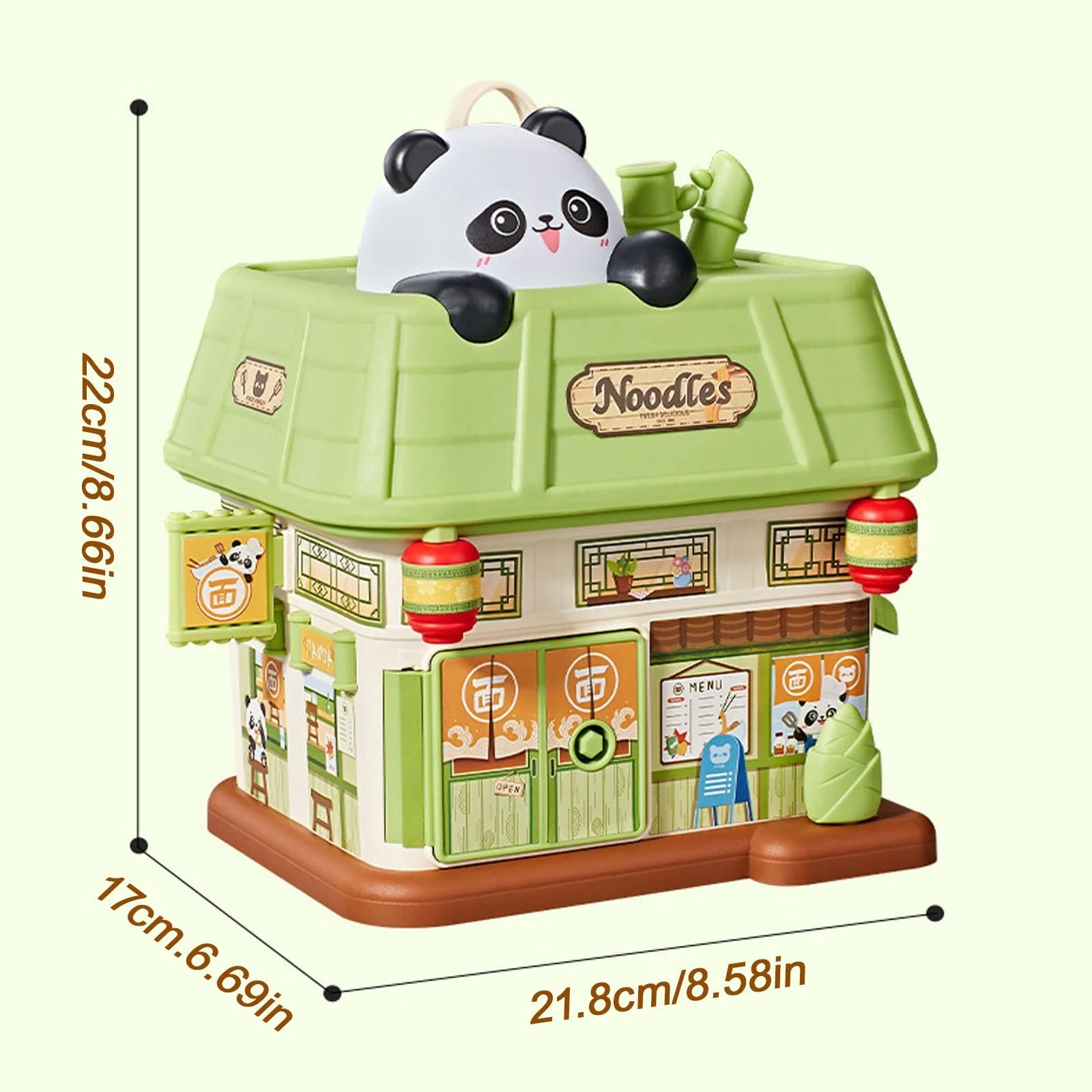 Скарбничка Panda Ударостійка 21,8×17×22 см, фото №2