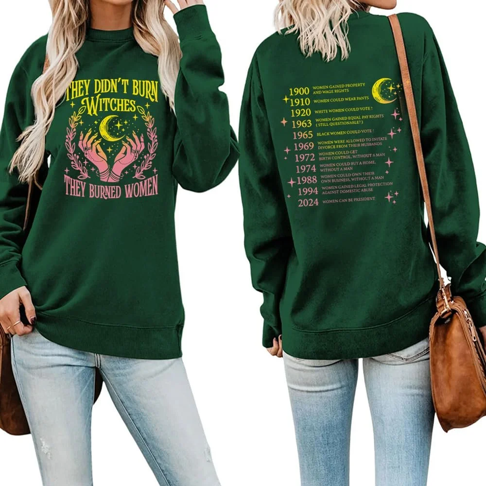 Свитшот MLZHAN Они Сожгли Женщин, а Не Ведьм, фото №1