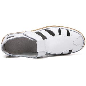 Жіночі сандалі із закритим носком, плоска підошва, м'яка шкіра ціна на synthetic.ua - Фото 1 Жіночі сандалі із закритим носком, плоска підошва, м'яка шкіра synthetic.ua - Фото 1