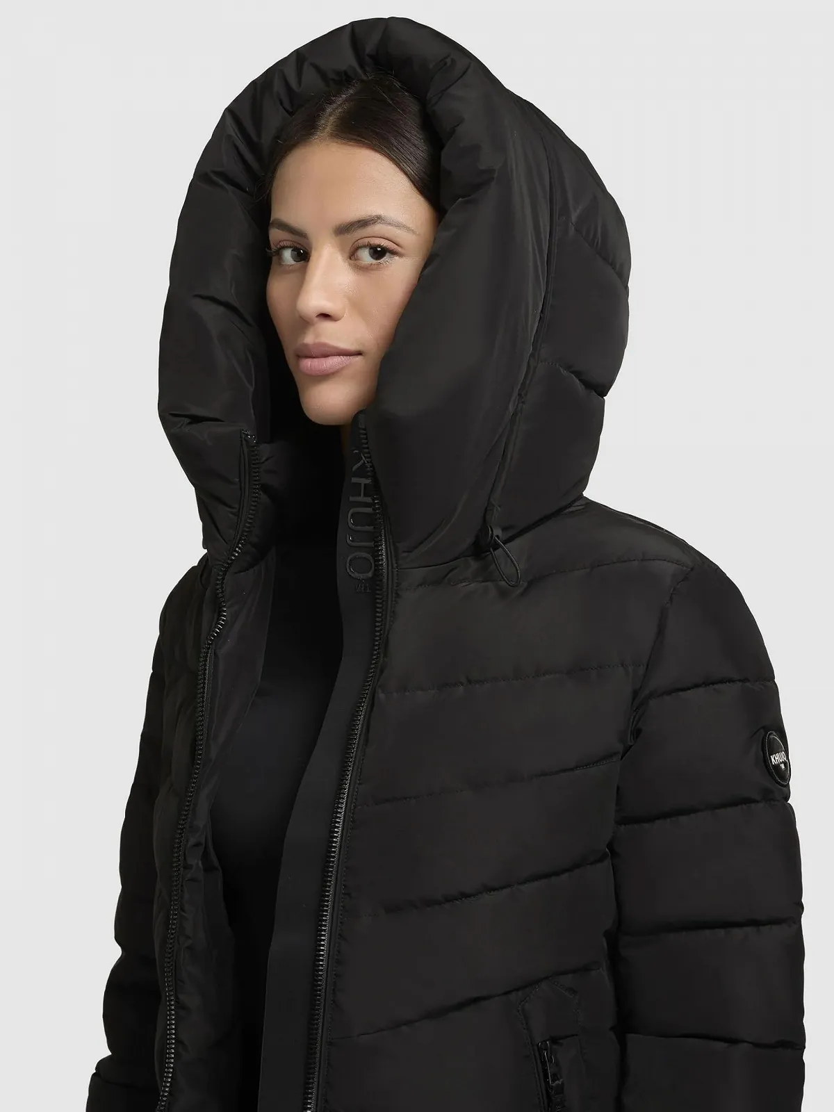 Зимове пальто Khujo Pluz-YM Жіноче Тепле стьобане, фото №5