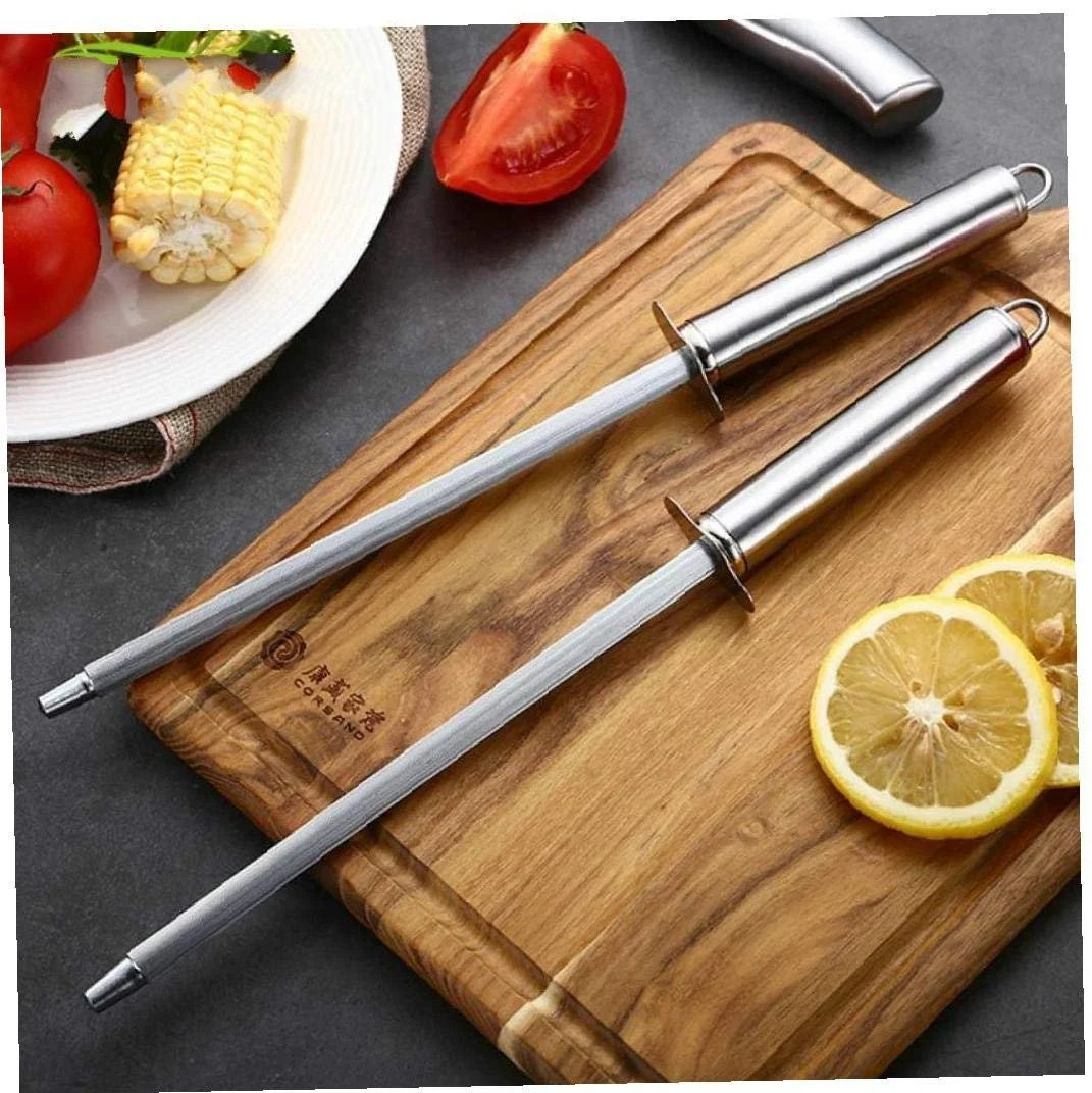 Мусат 10 дюймів вуглецева сталь нержавіюча сталь, фото №5