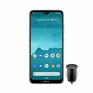 Смартфон Nokia 6.2 6.3 дюйма 64GB 4GB Dual SIM с автомобильным адаптером Ice - Фото 1