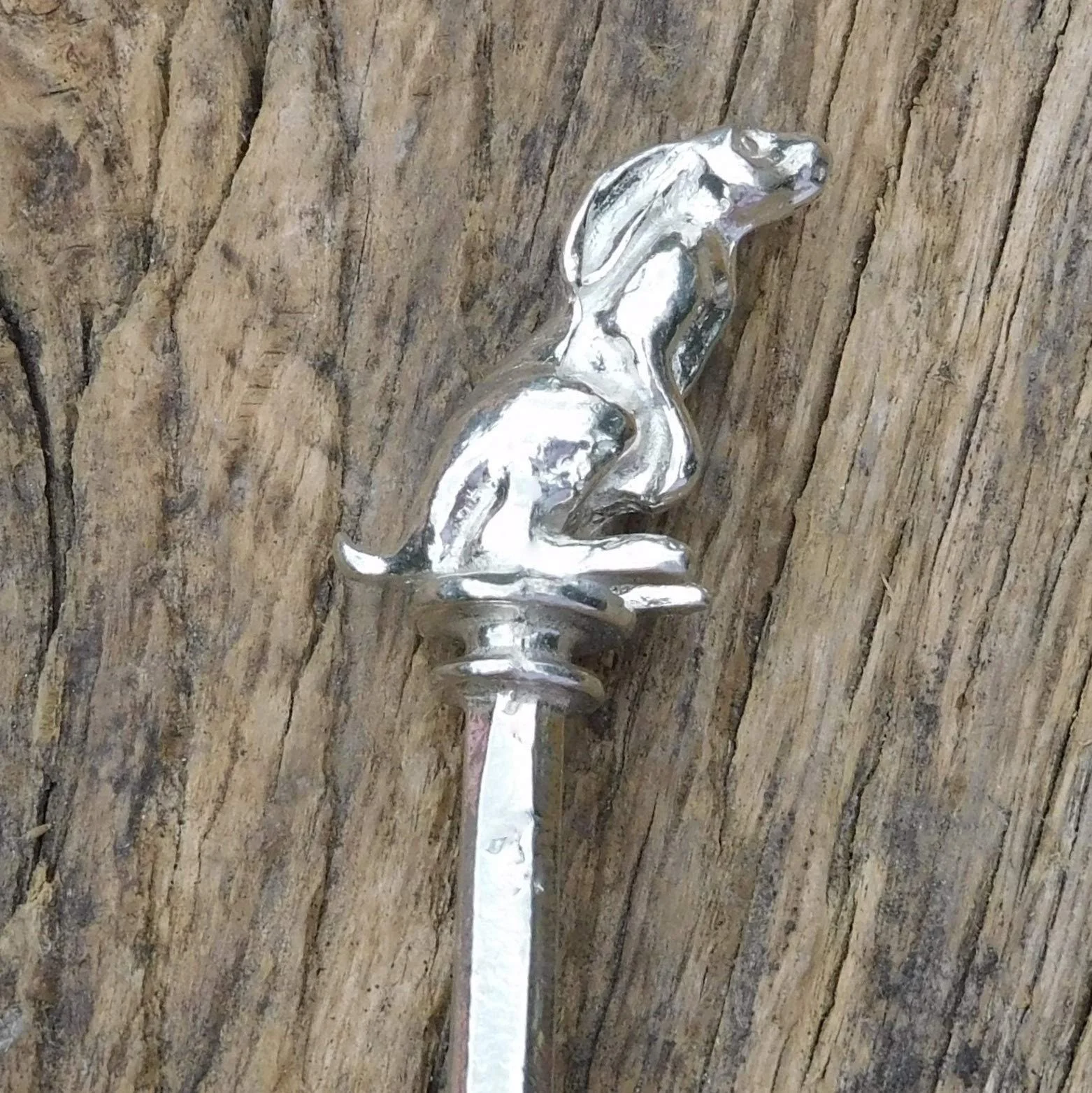 Ложка Персоналізована Гравірована Олов'яна Білий Кролик Аліса в Країні Чудес Кролик Для Джемів William Sturt 15 см, фото №5