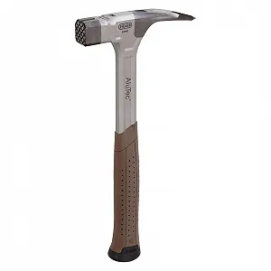 Кровельный молоток PICARD AluTec No. 1098 750 г шорсткий гибридный алюминий/сталь эргономичная 2K рукоятка магнитный держатель гвоздей - Фото 1