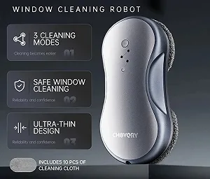 Робот для миття вікон CHOVERY Ultra Thin Robot 2026 New Version synthetic.ua - Фото 1
