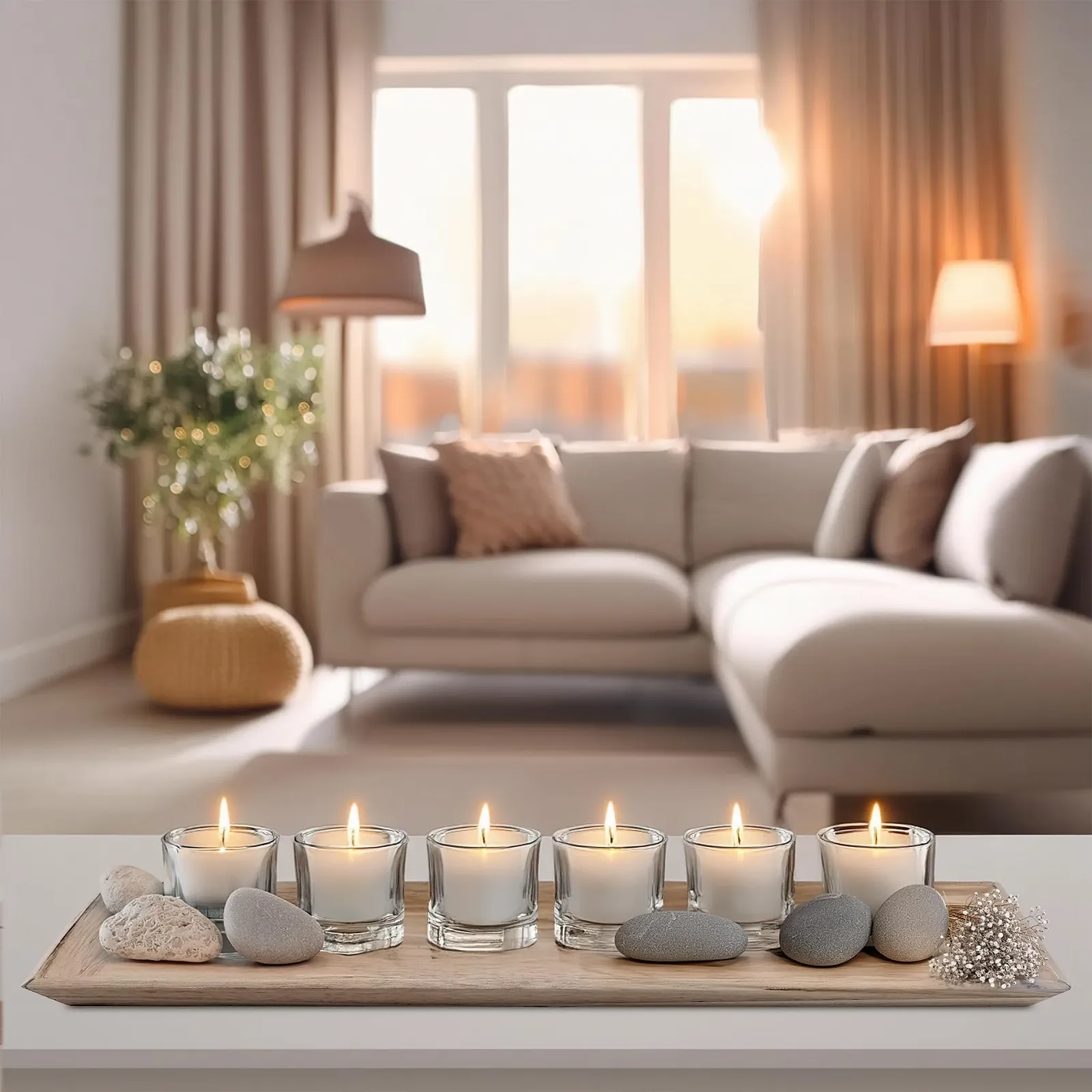 Дерев'яний Декоративний Піднос Прямокутний Великий Натуральний, фото №4 Дерев'яний Декоративний Піднос Прямокутний Великий Натуральний, фото №4